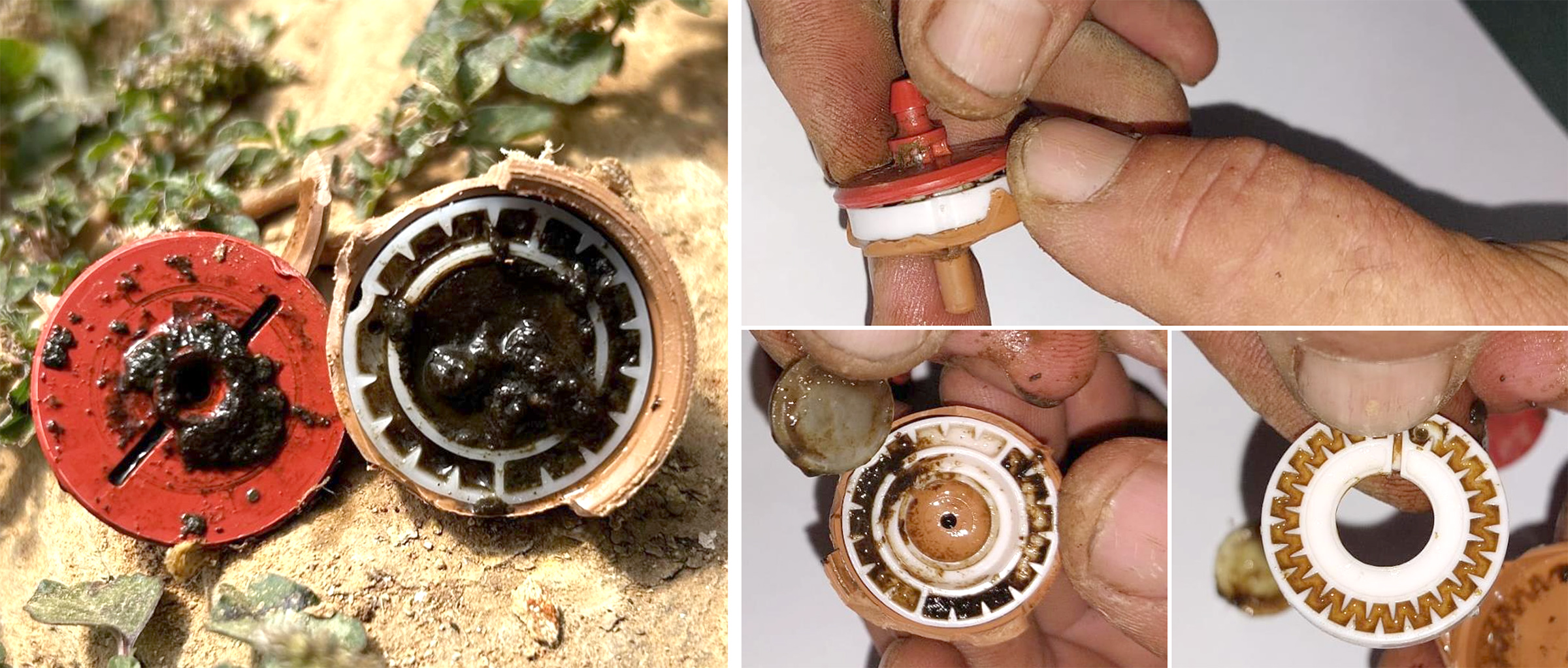 Sulama ekipmanı temizlik sonuçları