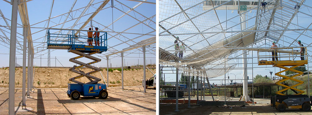 Depo inşaat süreci